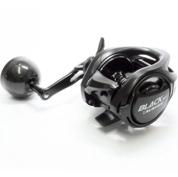 Producto - REEL HUEVITO SURFISH BLACK 301 MANIJA IZQUIERDA