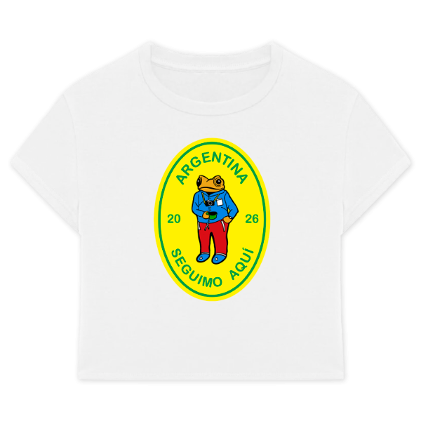 Producto - Baby Tee DTmF Argentina Concho - Bad Bunny