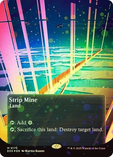 Producto - Strip Mine (#175) (Borderless) (Galaxy Foil)