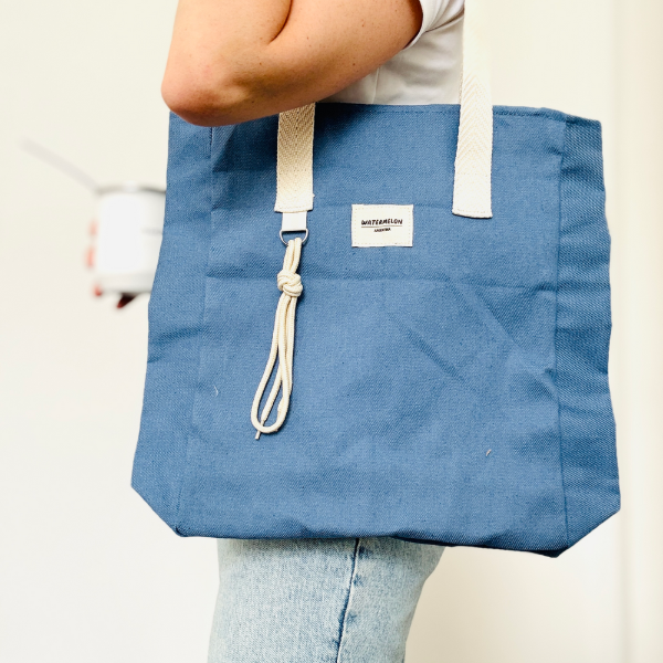Producto - Bolso Matero Lona Jean (espacio para termo)