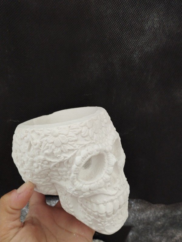 Producto - Calavera flor para lampara