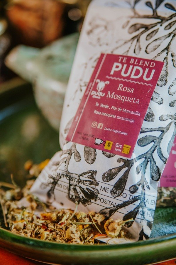 Producto - Blend de mate !compostable estampado a mano   de 40  grs. Hermoso regalo!