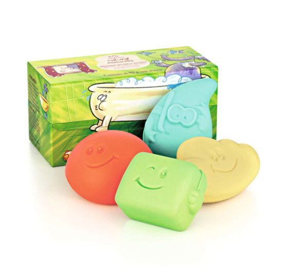 Producto - Caja con 4 Jabones de 90 g c/u para bebés