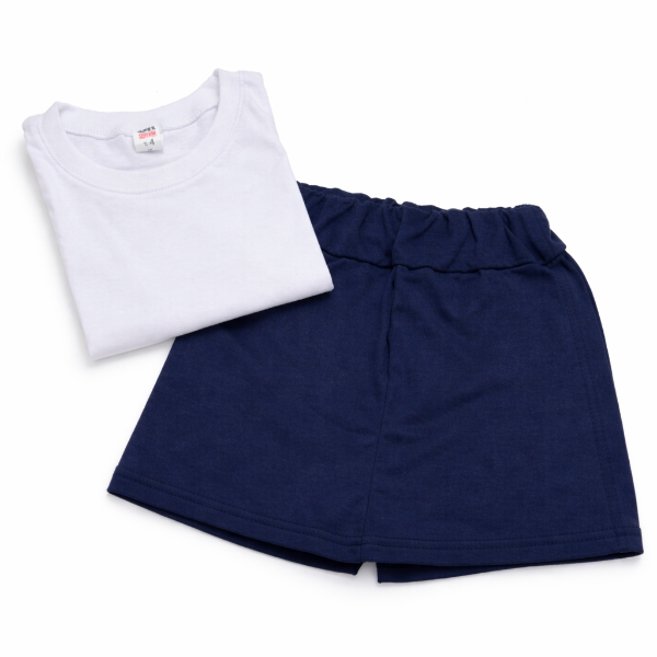 Producto - Conjunto escolar remera y short pollera