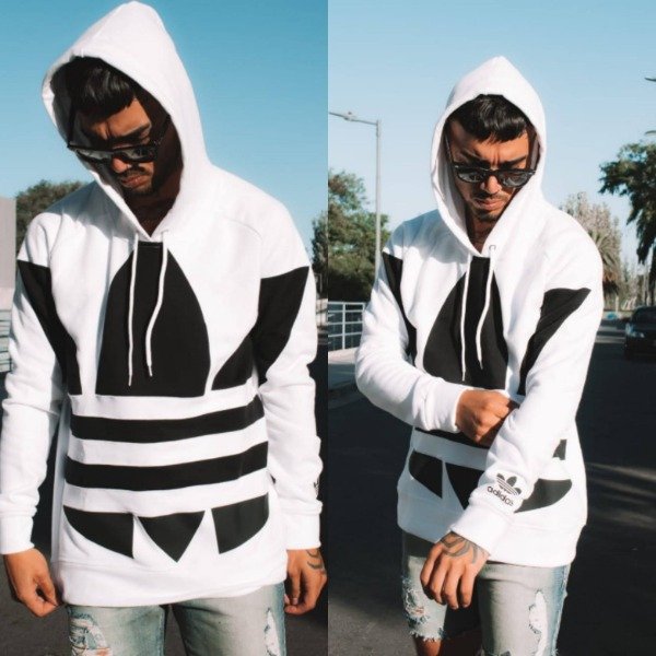 Producto - Buzo logo trifol blanco
