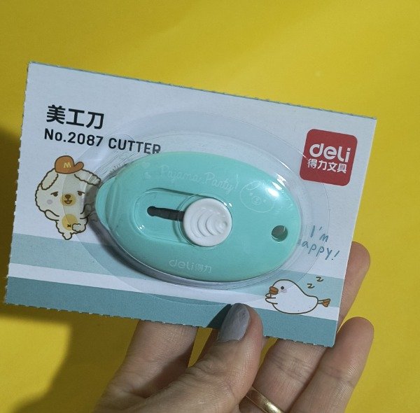 Producto - Cutter ovalados verde agua animalitos