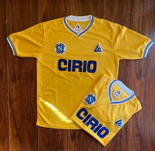 Producto - Napoli Alternativa 3era Equipacion Amarilla 1986/87
