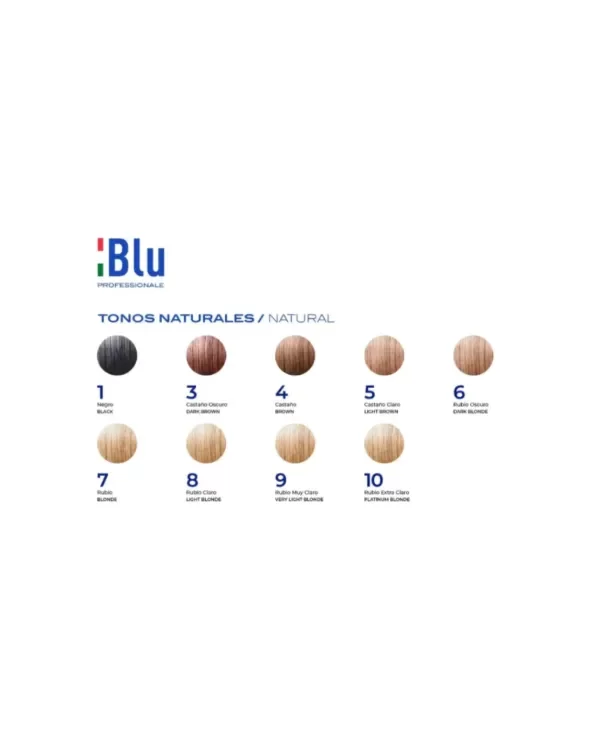 Producto - Coloración capilar BLU, 60 grs. c/u. - 1