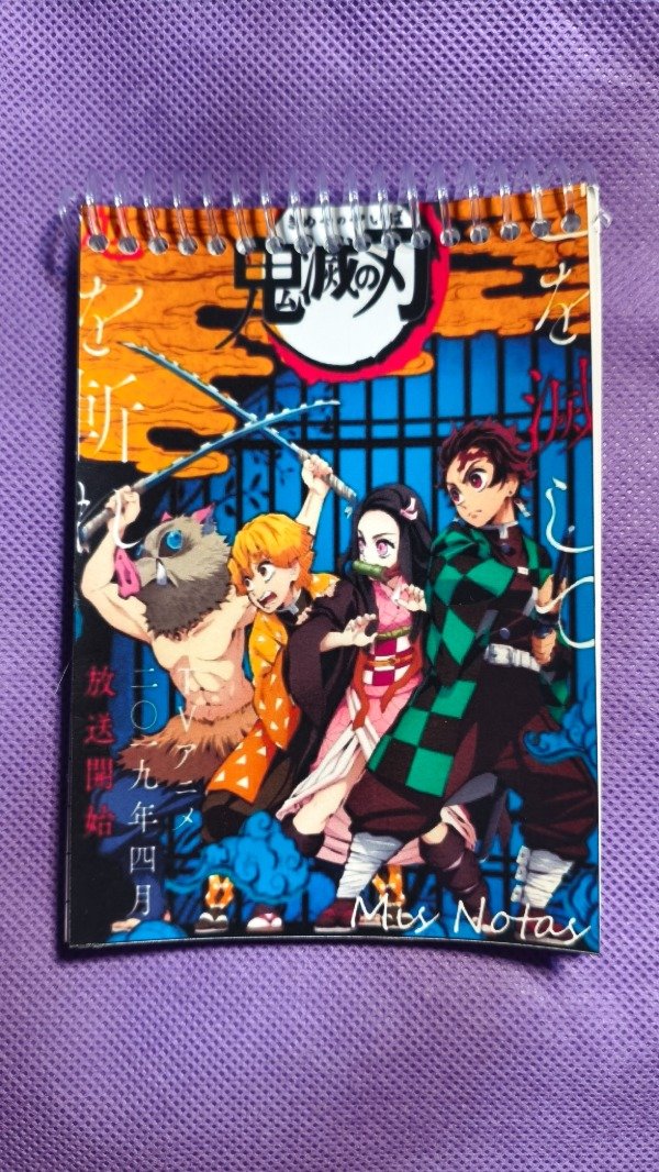 Producto - Anotador Demon Slayer