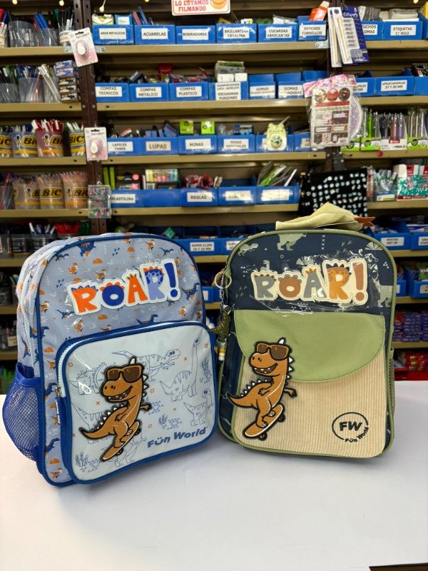 Producto - Mochila 12" Dinosaurio Roar - "Fun World"