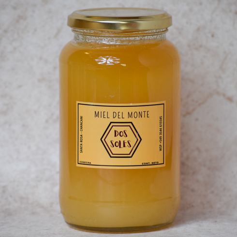 Producto - Miel Multifloral Vidrio - 1 Kg - Familias Productoras del Monte de Traslasierra