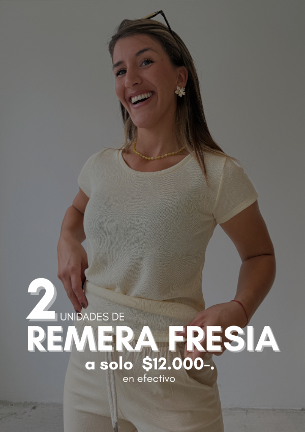 Producto - Remera FRESIA - PROMO