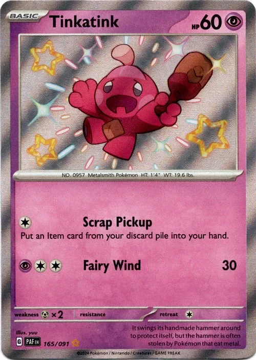 Producto - Tinkatink - 165/091 - Paldean Fates - Holo