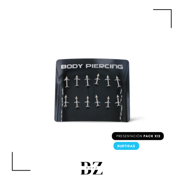 Producto - AROS PIERCING X 12 PCS - 2061-7