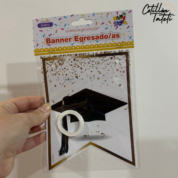 Producto - BANNER EGREGRESADO/A - 300 CM