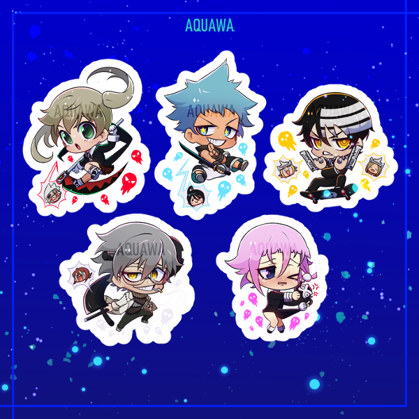 Producto - Set de Stickers de Soul Eater