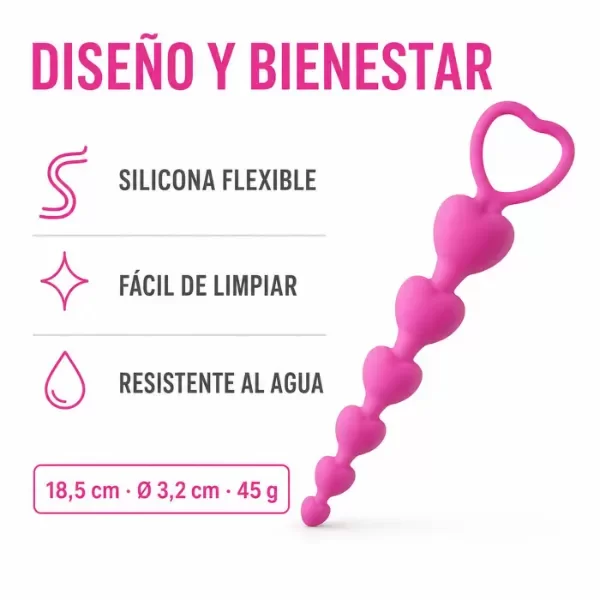 Producto - ANAL PLUG LOVE SILICONE MEDIUM PINK - 2