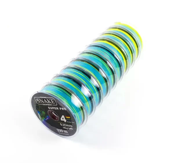 Producto - MULTIFILAMENTO SNAKE 4X 100 MTS MULTICOLOR 0.10MM