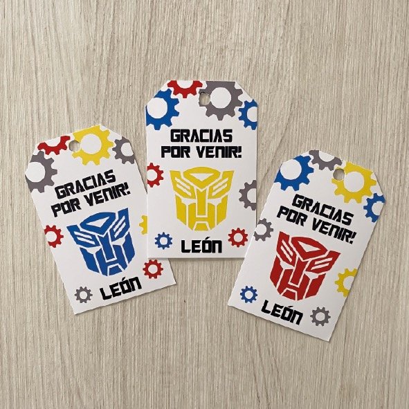 Producto - Tags Transformers
