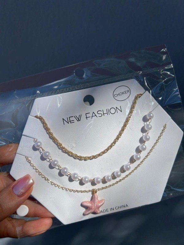 Producto - Collar CHOKER x 3 - MARINA IV