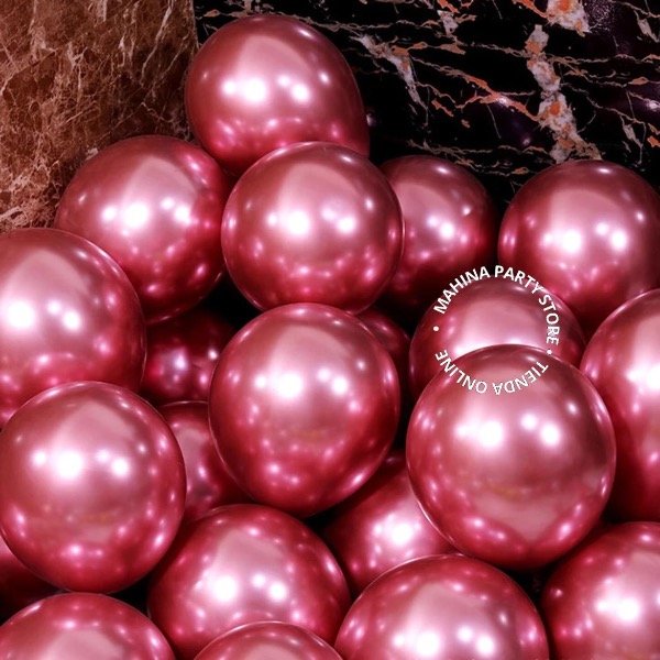 Producto - Globos Chrome rosa/rojo x 10