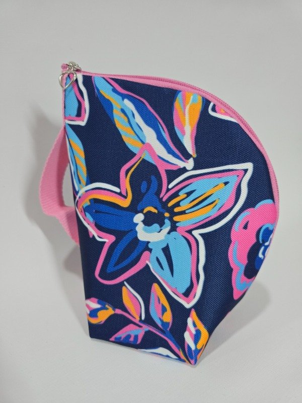 Producto - Porta Taza Flores Fondo Azul - 0