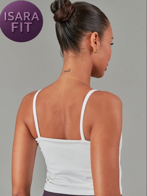 Producto - Musculosa Cropped Blanco - 1