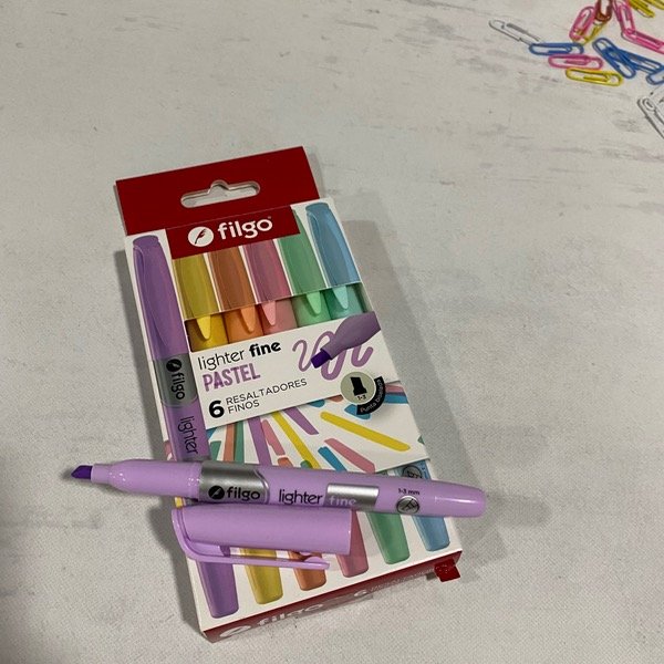 Producto - Caja x 6 resaltadores pastel Filgo