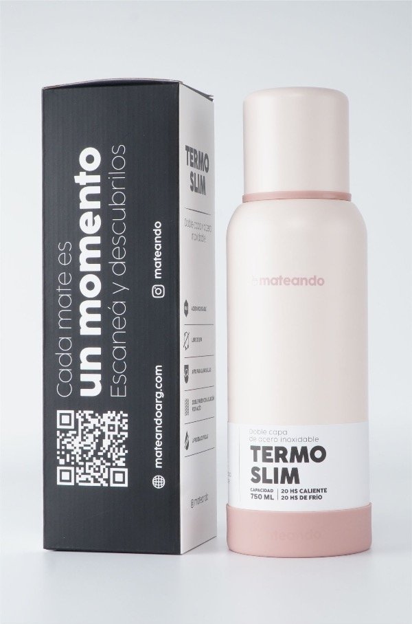 Producto - TERMO MATEANDO SLIM 750 ML. - ROSA
