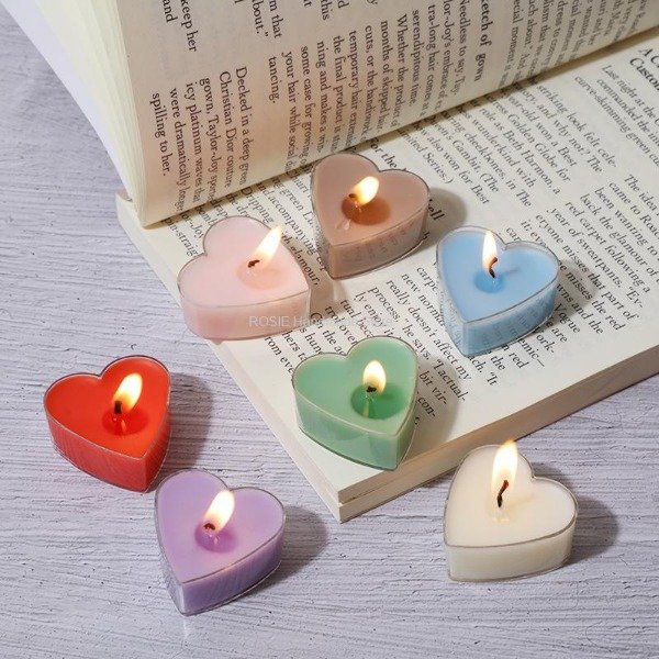 Producto - ACRILICO CORAZON VELA DE NOCHE