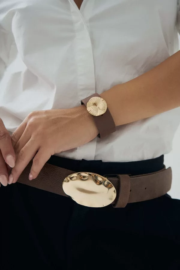 Producto - Brazalete TURIN Aplique Dorado