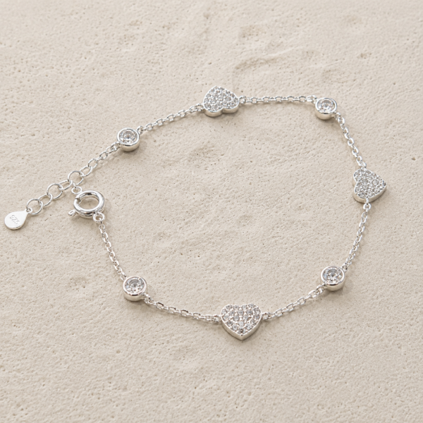 Producto - Pulsera corazon y strass PL