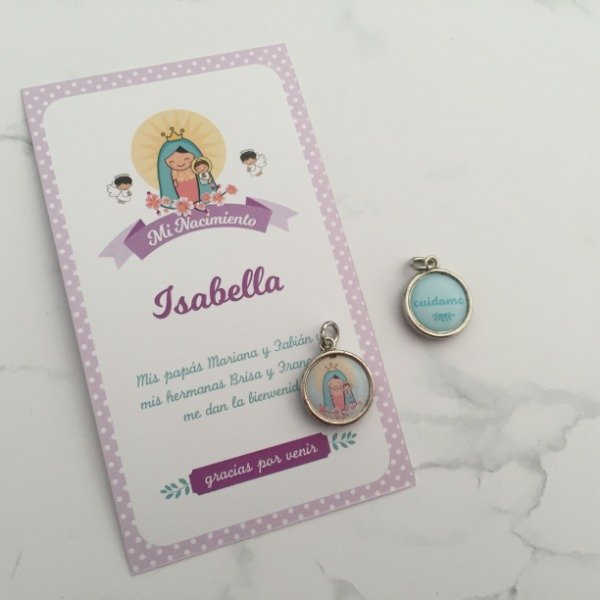 Producto - SET NACIMIENTO PACK ESTAMPA + MEDALLITA CUIDAME