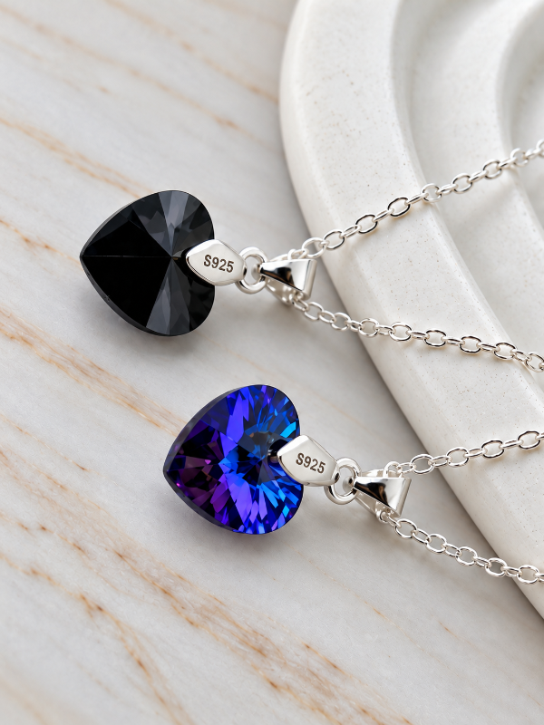 Producto - CADENA DE PLATA CORAZÓN CUBIC 5440 - 2
