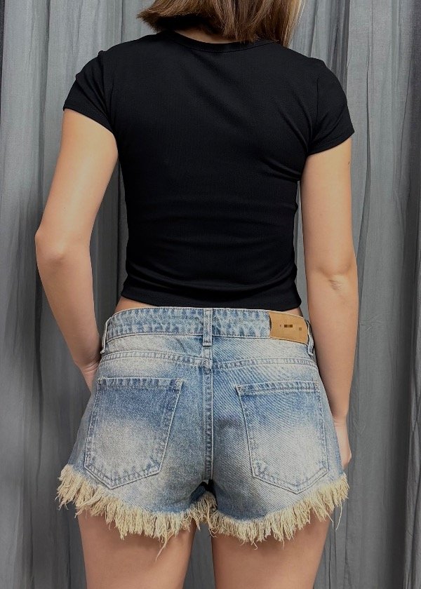 Producto - Short Azul Roturas TB - 2