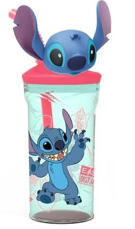 Producto - VASO INFANTIL LILO Y STITCH CON FIGURA 3D 360ML