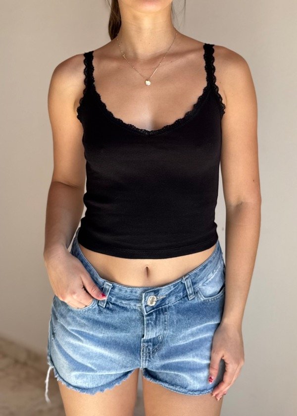 Producto - Musculosa Puntilla Algodon