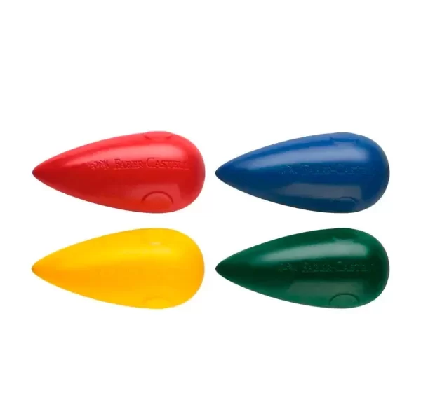 Producto - LAPICES DE CERA FABER CASTELL TROMPO X 4 COLORES - 1
