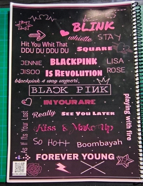 Producto - Cuaderno BLACK Pink - 3
