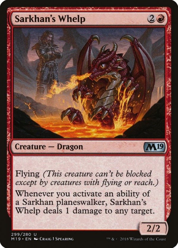 Producto - Sarkhan's Whelp  Core Set 2019