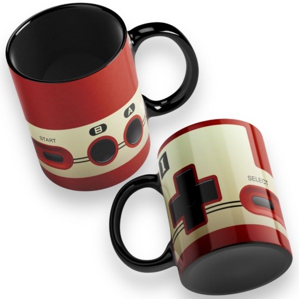 Producto - Taza Cerámica Nintendo Famicom Joystick