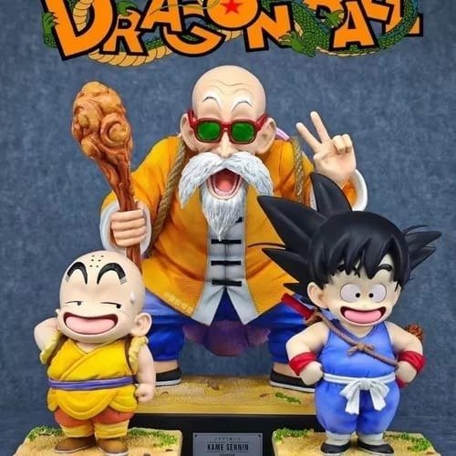 Producto - Diorama Roshi 25cm - Krilin 17cm - Goku 17cm - Dragon Ball Ingrese para elegir