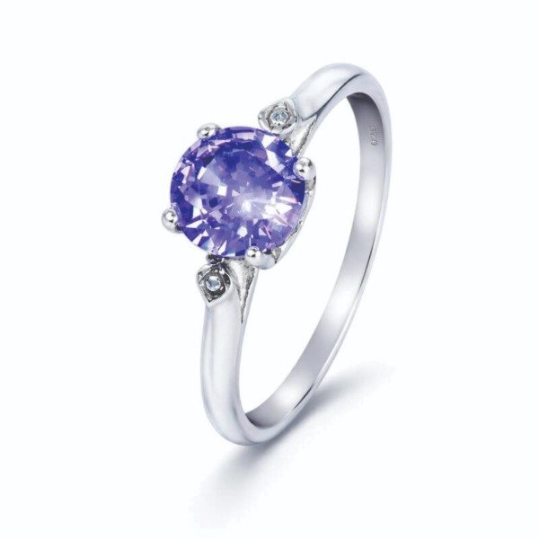 Producto - Anillo Solitario Plata 925 (B-433 M)