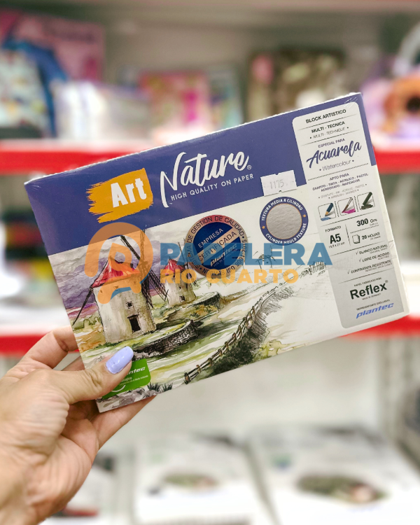 Producto - BLOCK PARA ACUARELA PLANTEC A5 300GR