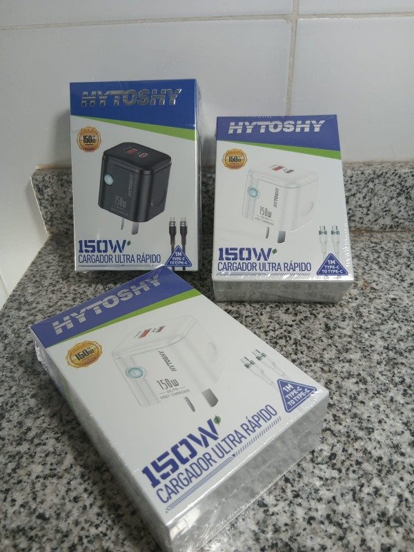 Producto - Cargador ultra rapido 150w hytoshy