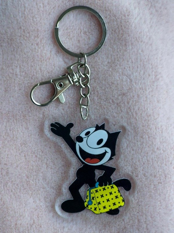 Producto - Llavero El gato Félix y su bolso mágico