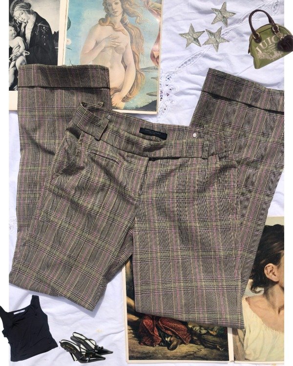 Producto - Pantalón cuadrille y2k (38-40)