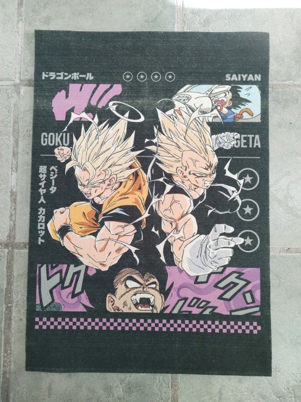 Producto - Dragon Ball Goku y Vegeta  Alfombra