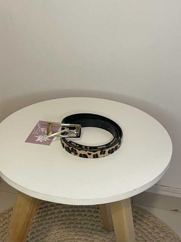 Producto - Cinto Animal Print Beige