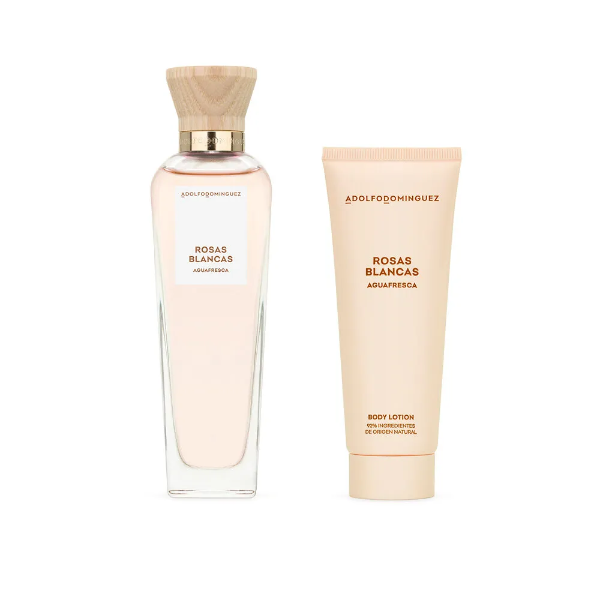 Producto - Adolfo Domínguez Rosas Blancas set edt x 100ml + body locion